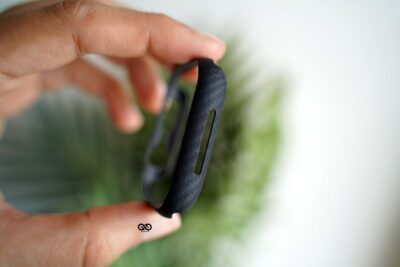 Black & Grey Real Aramid Carbon Fiber Bumper for Apple Watch 40 MM Series 4/5/6/SE 66 Black & Grey Real Aramid Carbon Fiber Bumper for Apple Watch 40 MM Series 4/5/6/SE