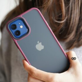 Wine Red Drop Proof Sleek Matte Case for iPhone 12
