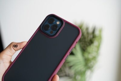 Wine Red Drop Proof Sleek Matte Case for iPhone 12 Pro