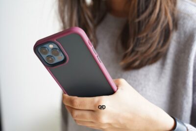 Wine Red Drop Proof Sleek Matte Case for iPhone 12 Pro