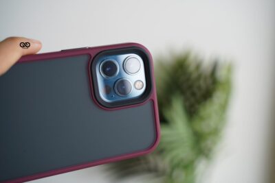 Wine Red Drop Proof Sleek Matte Case for iPhone 12 Pro