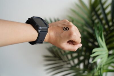 Waterproof Silicone Strap with Bumper for 40mm for Series 6 5 4 SE
