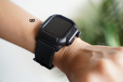 Waterproof Silicone Strap with Bumper for 40mm for Series 6 5 4 SE
