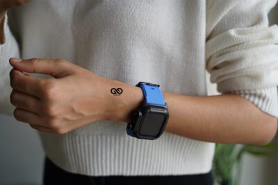Waterproof Silicone Strap with Bumper for 40mm for Series 6 5 4 SE