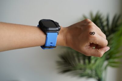 Waterproof Silicone Strap with Bumper for 40mm for Series 6 5 4 SE