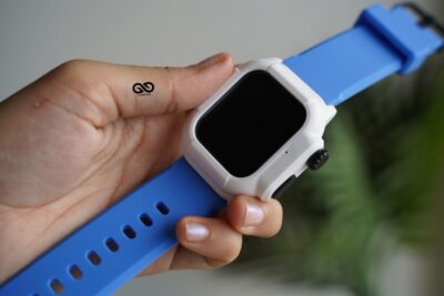 Waterproof Silicone Strap with Bumper for 40mm for Series 6 5 4 SE