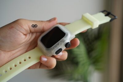 Waterproof Silicone Strap with Bumper for 40mm for Series 6 5 4 SE
