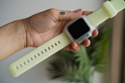 Waterproof Silicone Strap with Bumper for 40mm for Series 6 5 4 SE