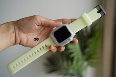 Waterproof Silicone Strap with Bumper for 40mm for Series 6 5 4 SE