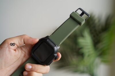 Waterproof Silicone Strap with Bumper for 40mm for Series 6 5 4 SE