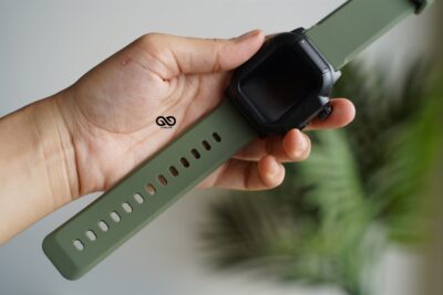 Waterproof Silicone Strap with Bumper for 40mm for Series 6 5 4 SE