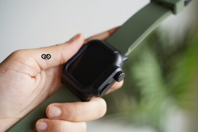 Waterproof Silicone Strap with Bumper for 40mm for Series 6 5 4 SE