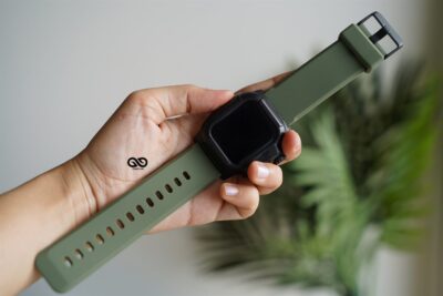 Waterproof Silicone Strap with Bumper for 40mm for Series 6 5 4 SE