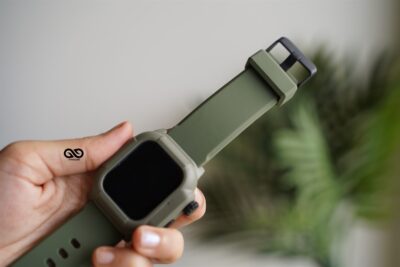 Waterproof Silicone Strap with Bumper for 40mm for Series 6 5 4 SE
