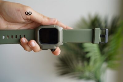 Waterproof Silicone Strap with Bumper for 40mm for Series 6 5 4 SE