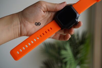 Waterproof Silicone Strap with Bumper for 40mm for Series 6 5 4 SE