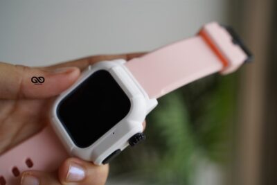 Waterproof Silicone Strap with Bumper for 40mm for Series 6 5 4 SE