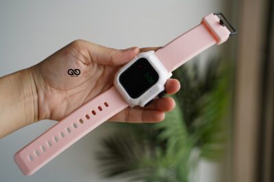 Waterproof Silicone Strap with Bumper for 40mm for Series 6 5 4 SE