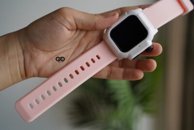 Waterproof Silicone Strap with Bumper for 40mm for Series 6 5 4 SE