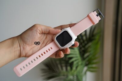 Waterproof Silicone Strap with Bumper for 40mm for Series 6 5 4 SE