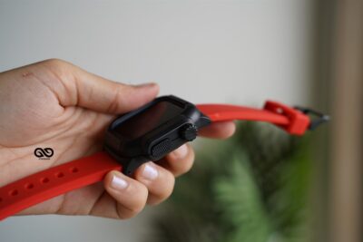 Waterproof Silicone Strap with Bumper for 40mm for Series 6 5 4 SE