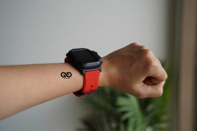 Waterproof Silicone Strap with Bumper for 40mm for Series 6 5 4 SE