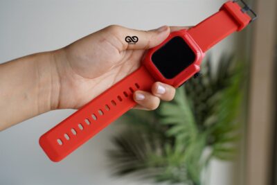 Waterproof Silicone Strap with Bumper for 40mm for Series 6 5 4 SE