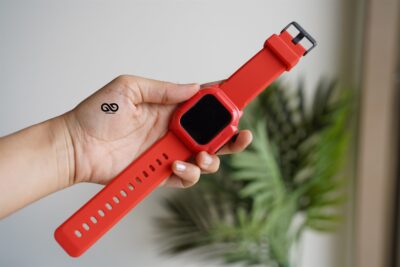 Waterproof Silicone Strap with Bumper for 40mm for Series 6 5 4 SE