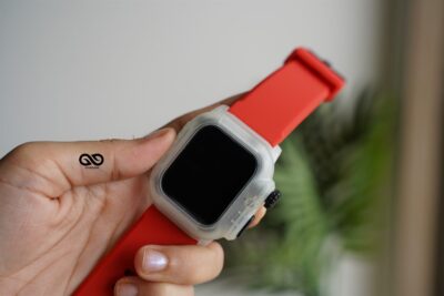 Waterproof Silicone Strap with Bumper for 40mm for Series 6 5 4 SE