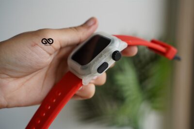 Waterproof Silicone Strap with Bumper for 40mm for Series 6 5 4 SE