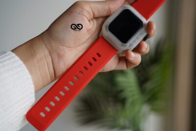 Waterproof Silicone Strap with Bumper for 40mm for Series 6 5 4 SE