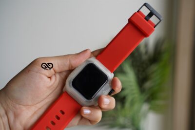 Waterproof Silicone Strap with Bumper for 40mm for Series 6 5 4 SE