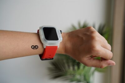 Waterproof Silicone Strap with Bumper for 40mm for Series 6 5 4 SE