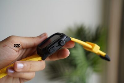 Waterproof Silicone Strap with Bumper for 40mm for Series 6 5 4 SE