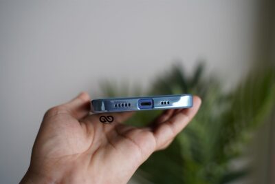 Light Blue Glass Finish Soft case for iPhone 12 Mini