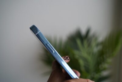 Light Blue Glass Finish Soft case for iPhone 12 Mini