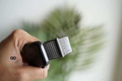 Olive Grey Sports Loop for iWatch 41 mm 40 mm 38 mm for Series 8 7 6 SE 5 4 3 2 1