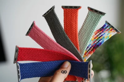 Braided Solo Loop For Apple Watch 44MM 45MM 46MM Series 4 5 6 7 8 9 10 11 (SE 2 3 Gen)