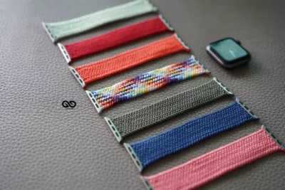 Braided Solo Loop For Apple Watch 44MM 45MM 46MM Series 4 5 6 7 8 9 10 11 (SE 2 3 Gen)