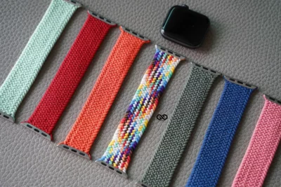 Braided Solo Loop For Apple Watch 44MM 45MM 46MM Series 4 5 6 7 8 9 10 11 (SE 2 3 Gen)