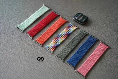 Braided Solo Loop For Apple Watch 44MM 45MM 46MM Series 4 5 6 7 8 9 10 11 (SE 2 3 Gen)