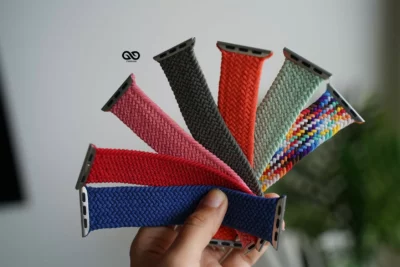 Braided Solo Loop For Apple Watch 44MM 45MM 46MM Series 4 5 6 7 8 9 10 11 (SE 2 3 Gen)