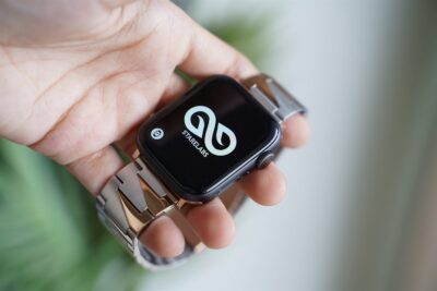 Rose Gold Silver Glossy Matte Link Strap for Apple Watch 42MM 41MM 40MM Series 4 5 6 7 8 9 10 SE SE 2 Gen