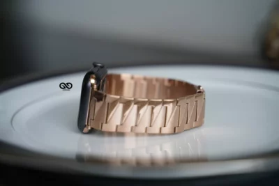 Rose Gold Glossy Matte Link Strap For Apple Watch 42MM 41MM 40MM Series 4 5 6 7 8 9 10 SE SE 2 Gen 20 Rose Gold Glossy Matte Link Strap For Apple Watch 42MM 41MM 40MM Series 4 5 6 7 8 9 10 SE SE 2 Gen - Image 8