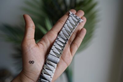 Silver Glossy Matte Link Strap For Apple Watch 44MM 45MM 46MM Series 4 5 6 7 8 9 10 11 (SE 2 3 Gen) 18 Silver Glossy Matte Link Strap For Apple Watch 44MM 45MM 46MM Series 4 5 6 7 8 9 10 11 (SE 2 3 Gen)