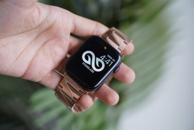 Rose Gold Glossy Matte Link Strap For Apple Watch 42MM 41MM 40MM Series 4 5 6 7 8 9 10 SE SE 2 Gen 14 Rose Gold Glossy Matte Link Strap For Apple Watch 42MM 41MM 40MM Series 4 5 6 7 8 9 10 SE SE 2 Gen - Image 2