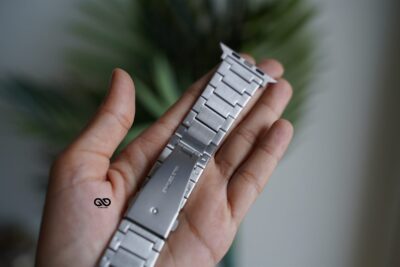 Silver Glossy Matte Link Strap For Apple Watch 44MM 45MM 46MM Series 4 5 6 7 8 9 10 11 (SE 2 3 Gen) 22 Silver Glossy Matte Link Strap For Apple Watch 44MM 45MM 46MM Series 4 5 6 7 8 9 10 11 (SE 2 3 Gen)