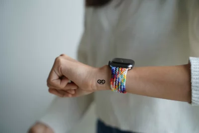 Braided Solo Loop For Apple Watch 44MM 45MM 46MM Series 4 5 6 7 8 9 10 11 (SE 2 3 Gen)