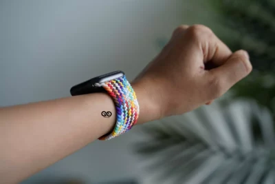 Braided Solo Loop For Apple Watch 44MM 45MM 46MM Series 4 5 6 7 8 9 10 11 (SE 2 3 Gen)