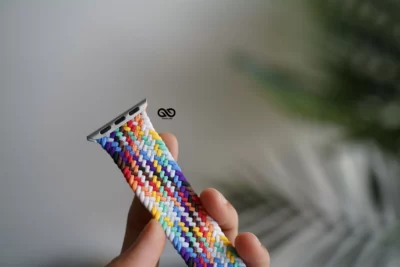 Braided Solo Loop For Apple Watch 44MM 45MM 46MM Series 4 5 6 7 8 9 10 11 (SE 2 3 Gen)